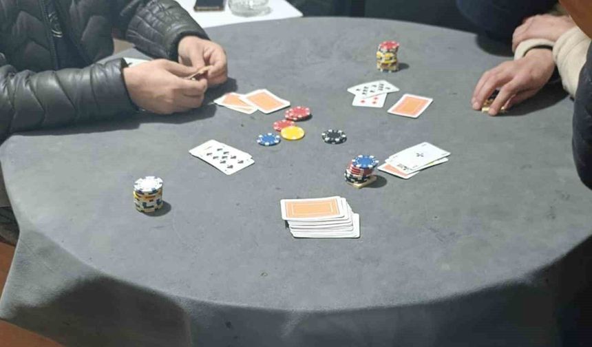 Kırıkkale'de kumar operasyonu: 58 bin 20 lira idari para cezası uygulandı