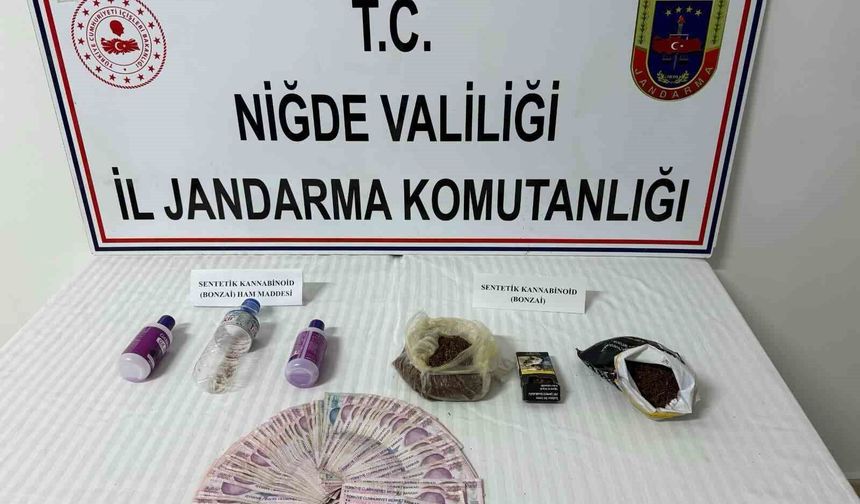 Niğde'de uyuşturucu operasyonu: 1 gözaltı