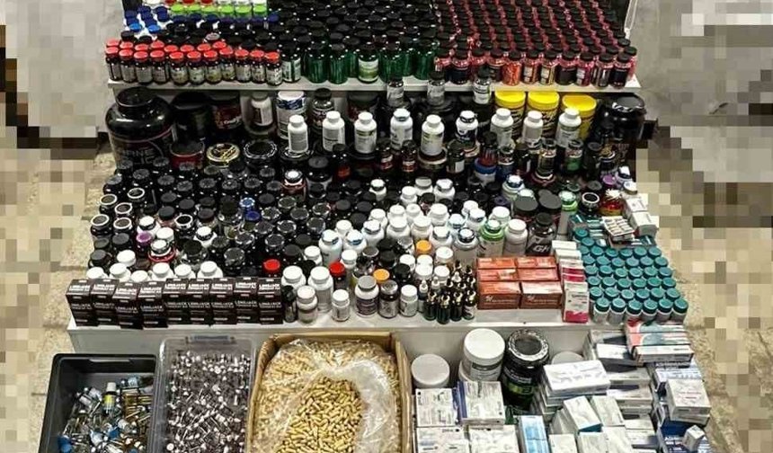 Polis 5 milyon lira değerinde kaçak ilaç ve gıda takviyesi ele geçirdi