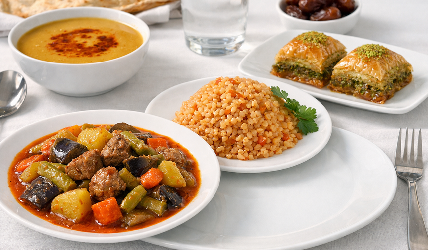 Tokat Belediyesi'nin Ramazan İftar Çadırı'nda Bugünkü Menüde Hangi Yemekler Var?