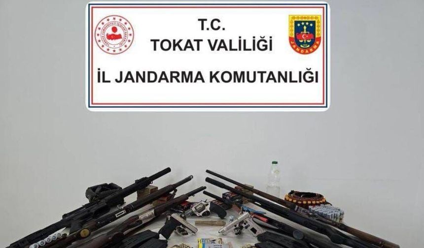 Tokat'ta Silah Kaçakçılarına Büyük Darbe