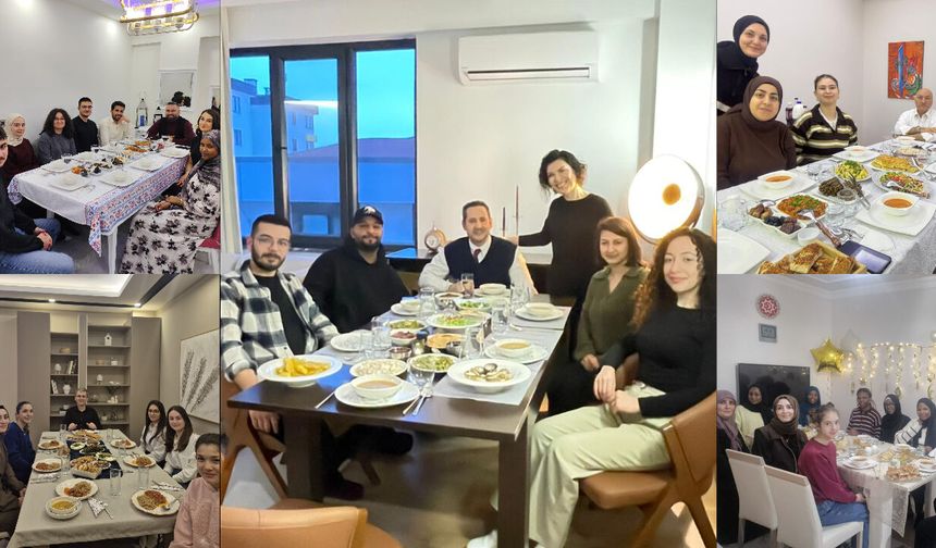 Rektör Yılmaz'ın Teşvikiyle Hocalar Öğrencilerle İftarda