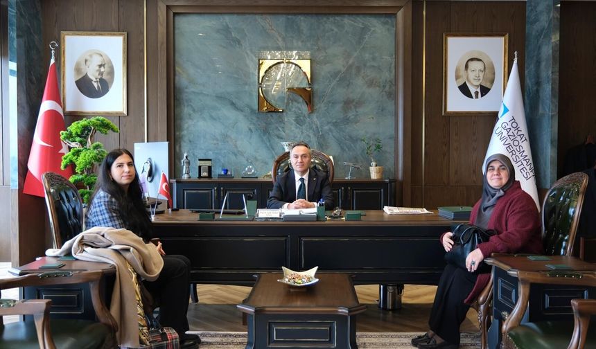 Yeşilırmak Kadın Kooperatifi’nden Rektör Yılmaz’a Ziyaret