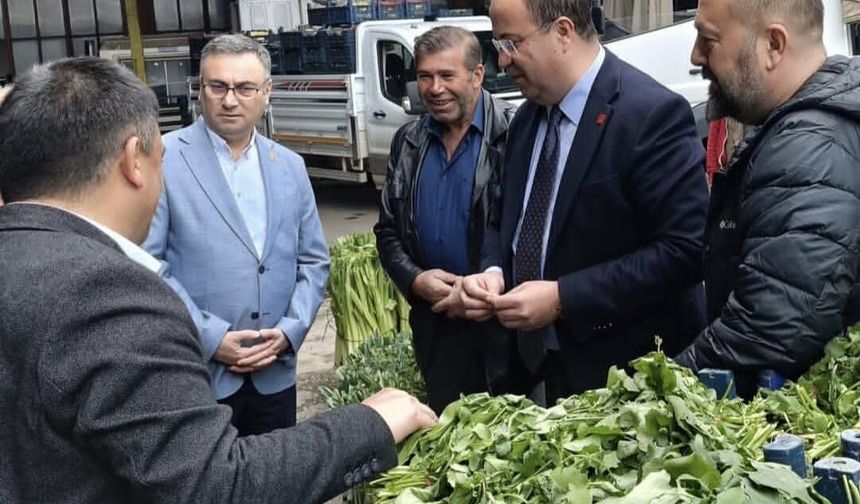 CHP’li Ayan’dan Tokat Hal Esnafına Ziyaret: "Esnaf Kan Ağlıyor"