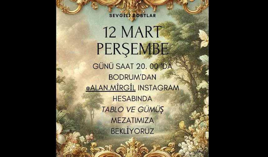 Mirgül Eren Griffe’den Sanatseverlere Özel Davet