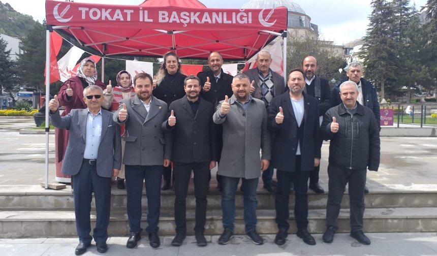 Tokat’ta Yeniden Refah Partisi Sahaya İndi