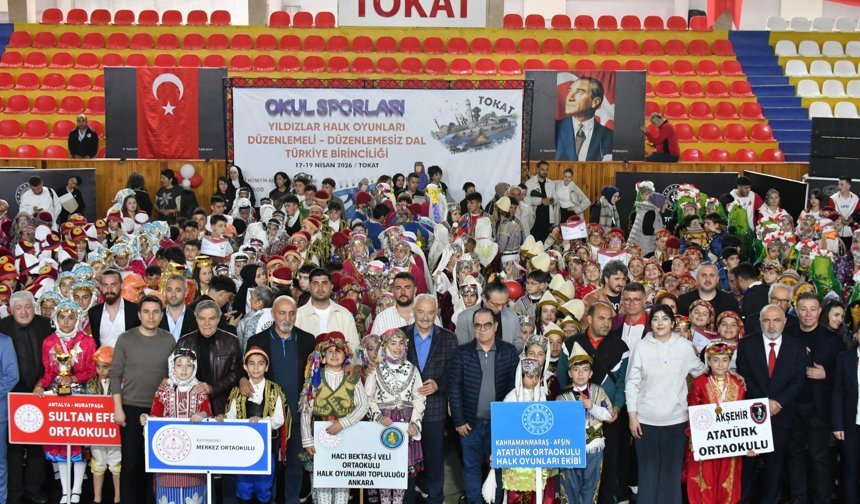 Tokat’ta Kültür Şöleninde Şampiyonlar Belli Oldu