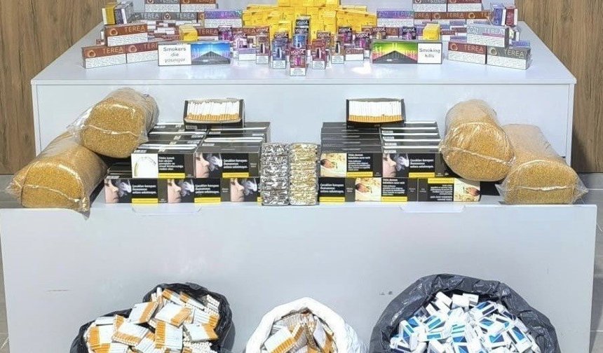 Samsun'da binlerce makaron ve kaçak ürün ele geçirildi