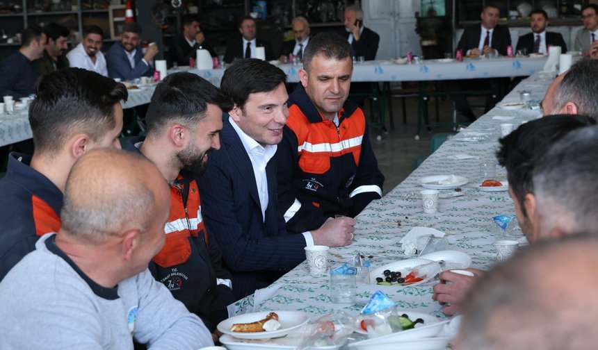 Başkan Yazıcıoğlu’ndan Ulaşım Personeline Moral Kahvaltısı