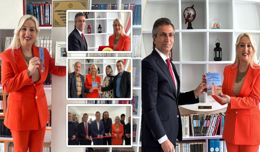 Kütüphaneler Haftası’nda Pınar’a Memleketinde Anlamlı Tören