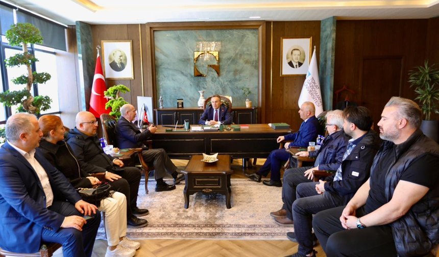 Tokat Basın Konseyi’nden Rektör Yılmaz’a Nezaket Ziyareti