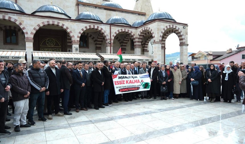 Tokat’ta Filistin’e Tam Destek! Zulme Karşı Tek Yürek Olundu