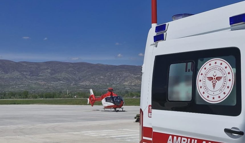 Tokat’ta Böbrek Hastası Ambulans Helikopterle İstanbul’a Gönderildi