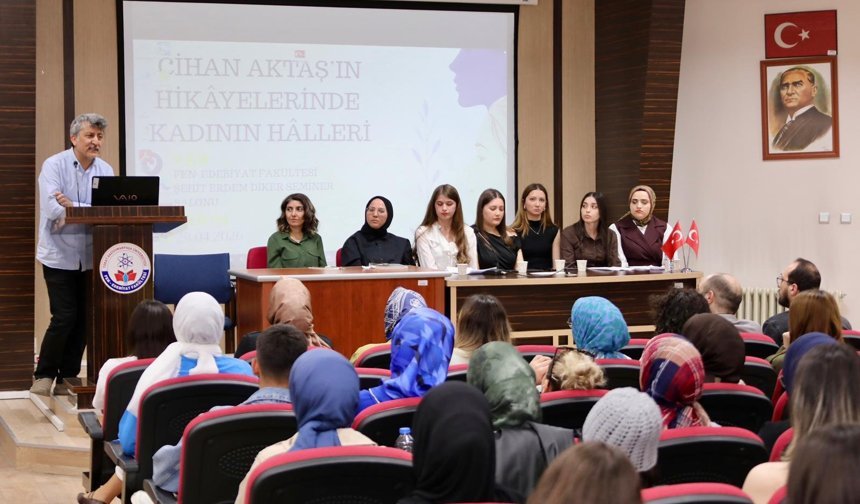 TOGÜ’de Cihan Aktaş’ın Öykülerindeki Kadınlar Konuşuldu