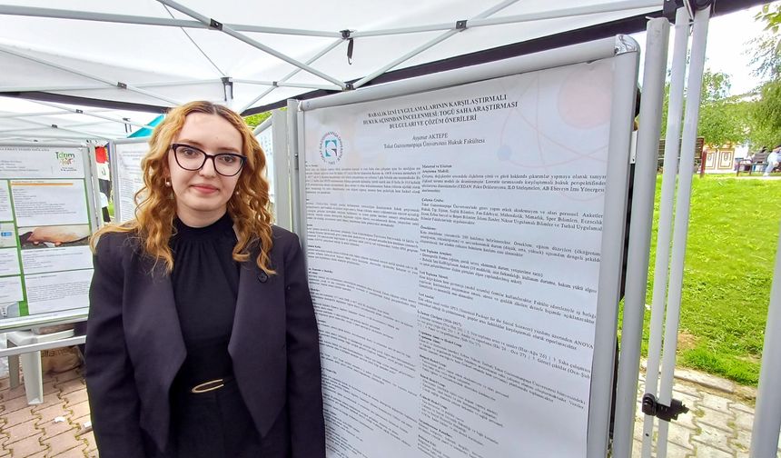 TOGÜ Öğrencisi Ayşenur Aktepe’den “Babalık İzni” Projesi
