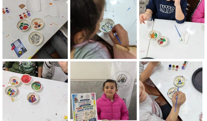 Tokat’ta Minik Eller Geleneksel Türk Motiflerine Hayat Verdi