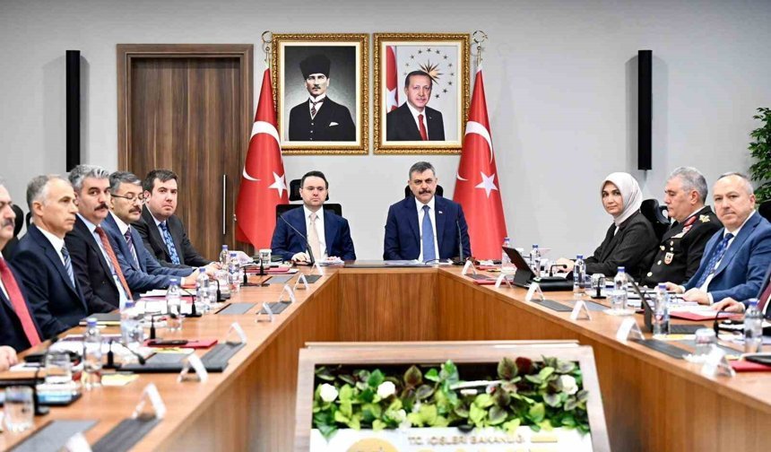 İçişleri Bakanı Mustafa Çiftçi ile Adalet Bakanı Akın Gürlek 'Dolandırıcılıkla Mücadele Merkezi' hakkında görüştü