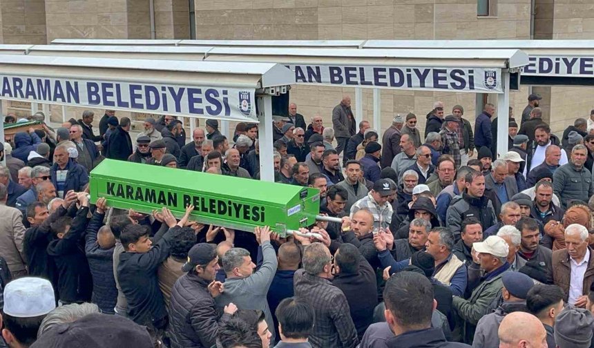 Karaman'da kazada hayatını kaybeden elektrikli bisiklet sürücüsü toprağa verildi