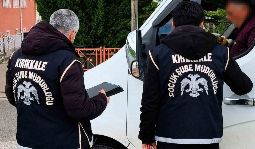 Kırıkkale'de okul çevrelerinde denetim
