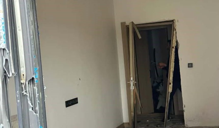 Mutfak tüpü bomba gibi patladı