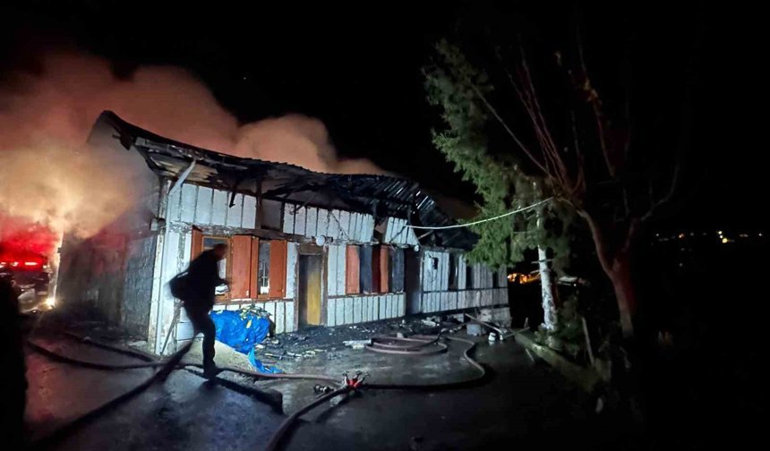 Trabzon'da yangın: 1 ölü
