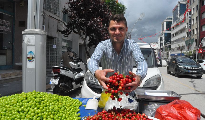 Tokat'ta Kiraz Mevsimi Başladı! Tezgâhların Yeni Gözdesi Turfanda Kirazı