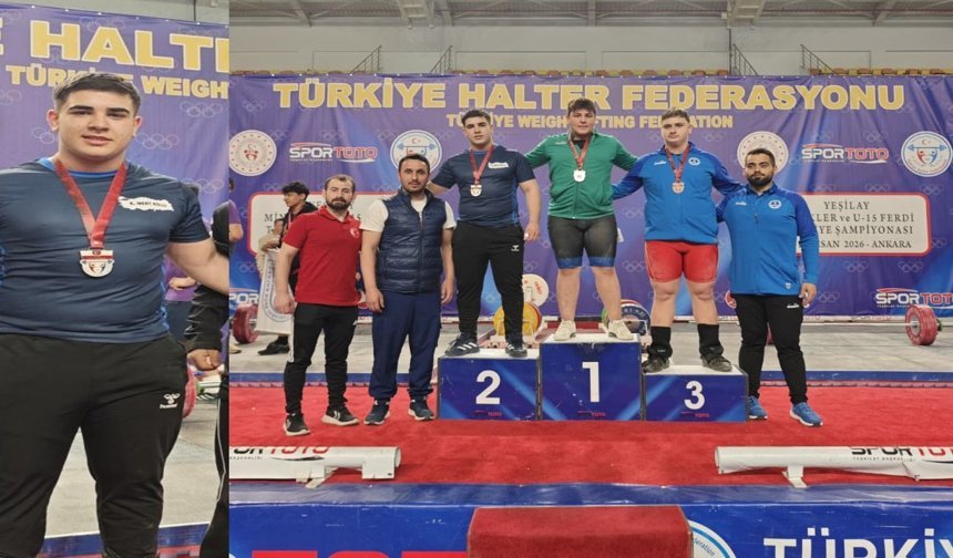 Halter sporcusu Kerem Mertkollu: "Hedefim U-15'te Avrupa Şampiyonu Olmak"