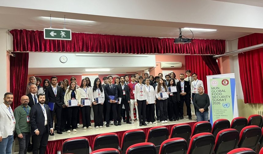 Tokat Fen Lisesi Ev Sahipliğinde "Küresel Gıda Güvenliği Zirvesi" Başarıyla Tamamlandı