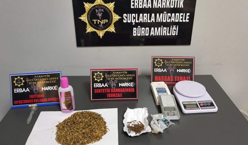Tokat’ta U***turucu Operasyonu! 25 Adrese Baskın, 22 Gözaltı