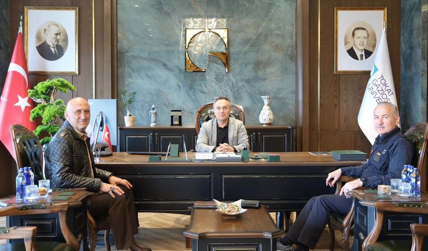 AFAD ve Tokat İstişare Heyeti’nden Rektör Yılmaz’a Önemli Ziyaret
