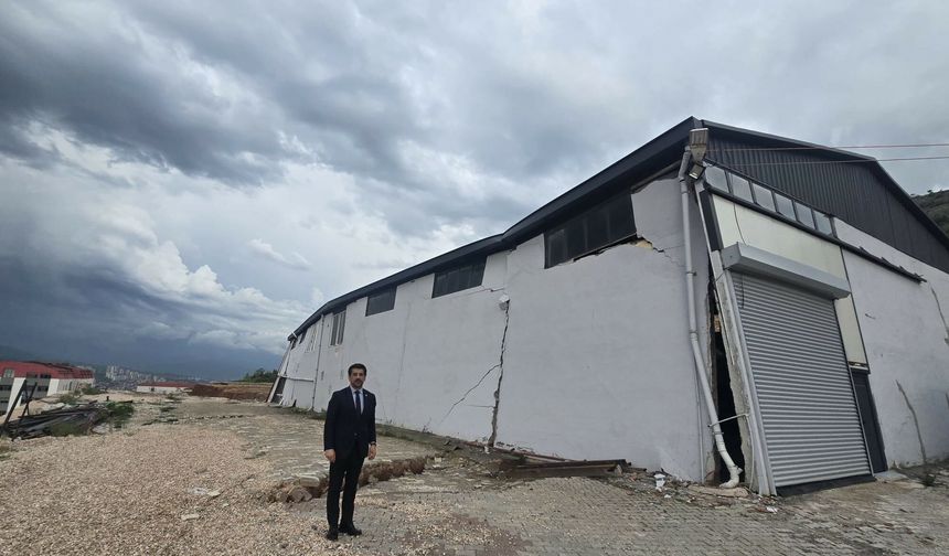 Tokat OSB’de Heyelan Alarmı! Er: "Toprağın Durmadığı Yerde Yatırımcı Neden Dursun?"