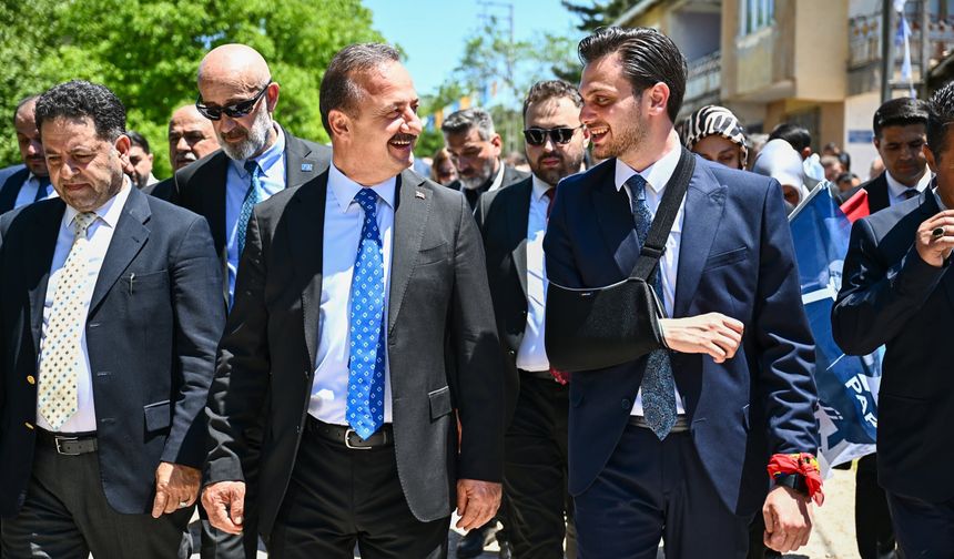 Ağıralioğlu Yolüstü Beldesi’nde Belediye Başkan Adayı Mehmet Can Coşkun İçin Destek İstedi