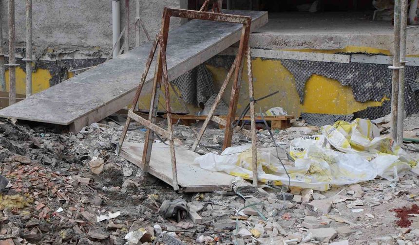 Amasya'da inşaattan düşen işçi hayatını kaybetti