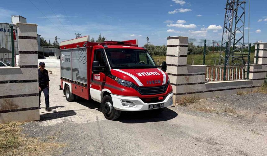 Ankara'daki fabrika yangını söndürüldü
