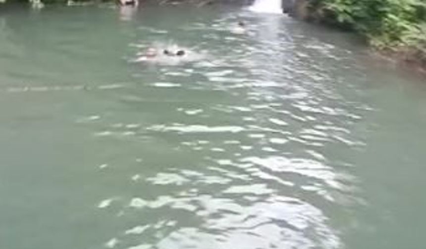 Arhavi'de gölette boğulan 2 din görevlisinin son görüntüleri ortaya çıktı