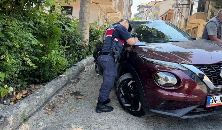 Geri kayan otomobil ağaca çarpı: 3 yaralı