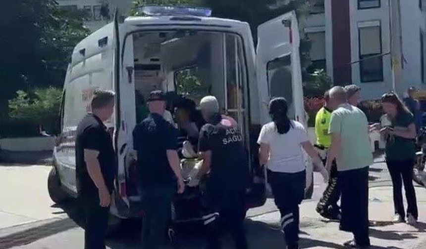 Otomobil ile motosiklet çarpıştı, 1 kişi yaralandı