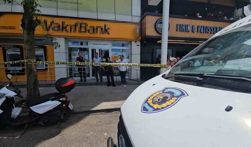 Zonguldak'ta bankada icra öfkesi: Silahla ateş açtı