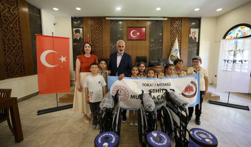 Mavi Kapaklar Umuda Dönüştü! Tokat'ta Çevre Bilinci ve Dayanışma Bir Arada