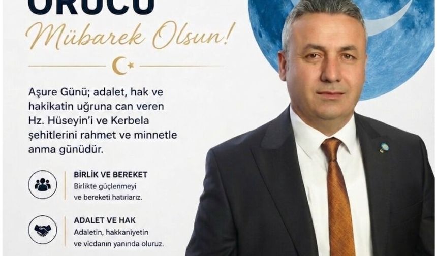İYİ Parti Tokat İl Başkanı Erkan Er: “Muharrem Ayı Adalet Mücadelesinin Adıdır”