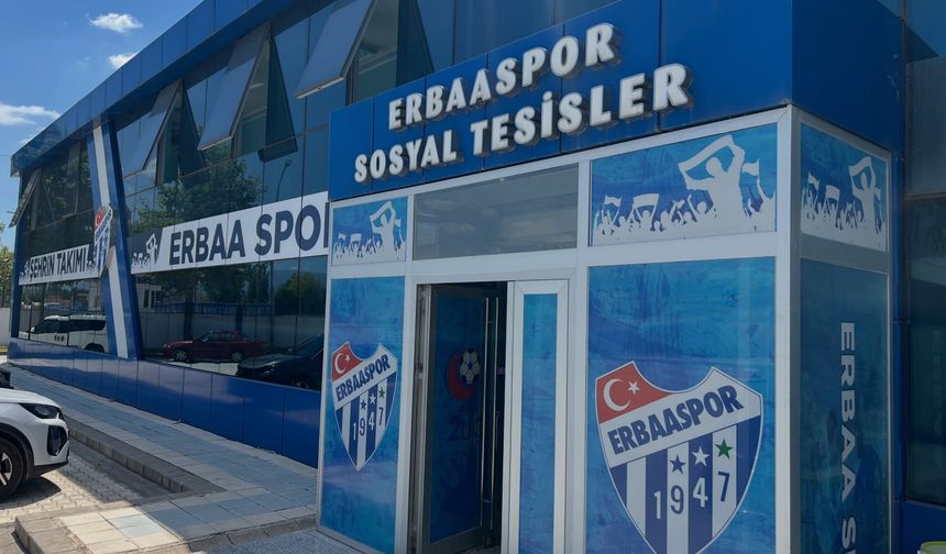 Erbaaspor Tesisleri Baştan Aşağı Yenileniyor
