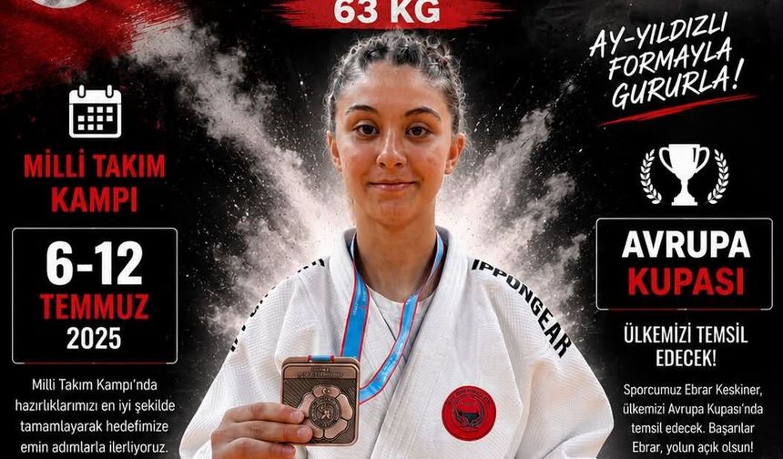 Başarılı Judocu Ebrar Keskiner Milli Takım Kampında