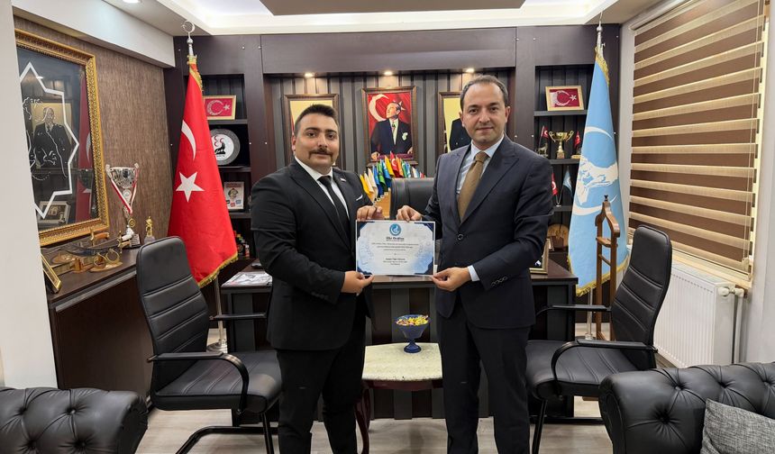 Tokat Ülkü Ocakları’na Genel Merkezden Başarı Belgesi