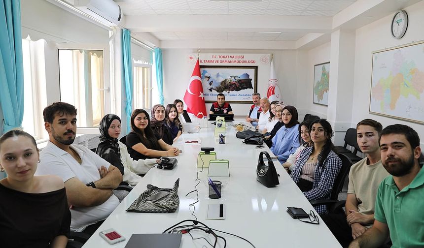 Geleceğin Tarım Uzmanları Tokat'ta Sahaya İniyor