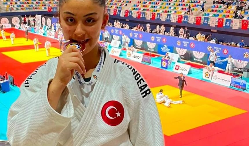Tokatlı Genç Judocu Ebrar Keskiner Avrupa Üçüncüsü!