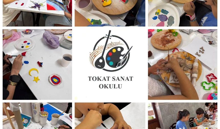 Tokat Sanat Okulu Yaz Akademisi Geleceğin Sanatçılarını Sanatla Buluşturuyor