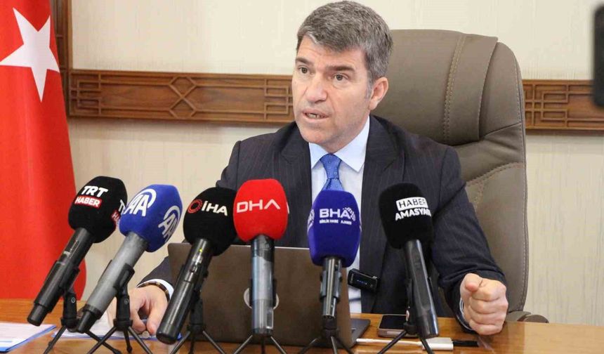 Vali Bakan verileri açıkladı: Huzur şehri Amasya'da asayiş olayları azaldı