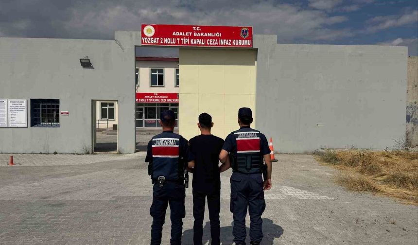 Yozgat'ta 6 yıl hapis cezası bulunan firari hükümlü yakalandı