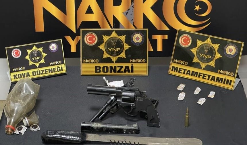 Yozgat'ta uyuşturucu operasyonunda 19 şüpheli yakalandı