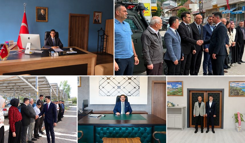 Mülki İdare Amirleri Kararnamesi Sonrası Tokat'ta Yeni Kaymakamlar Göreve Başladı